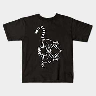 Lemur catta on the water Kids T-Shirt